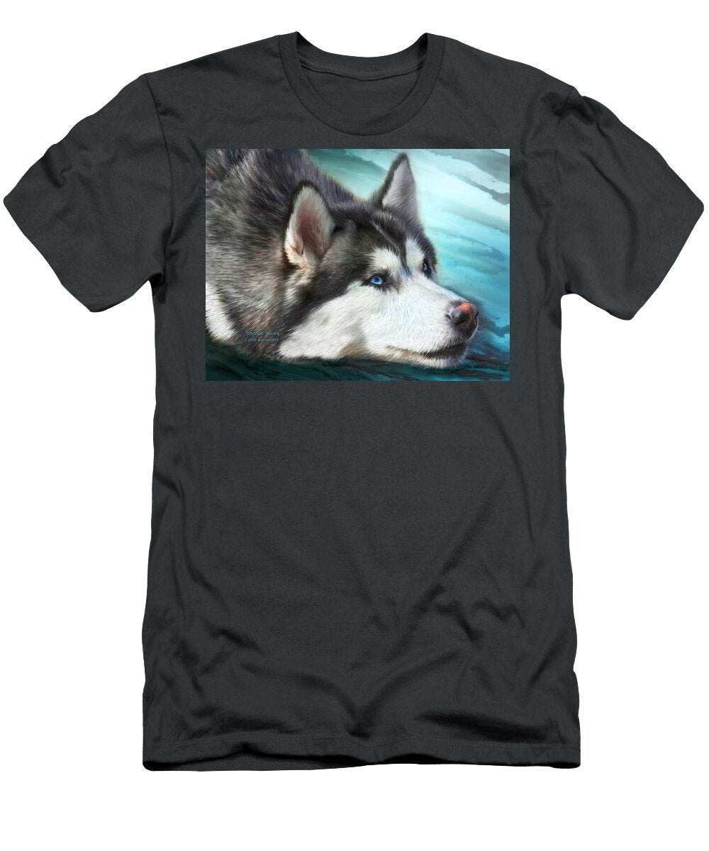 Siberian Husky Carol Cavalaris T-Shirt