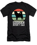 Siberian Husky Dad I Retro Husky Dad Maximus Designs T-Shirt
