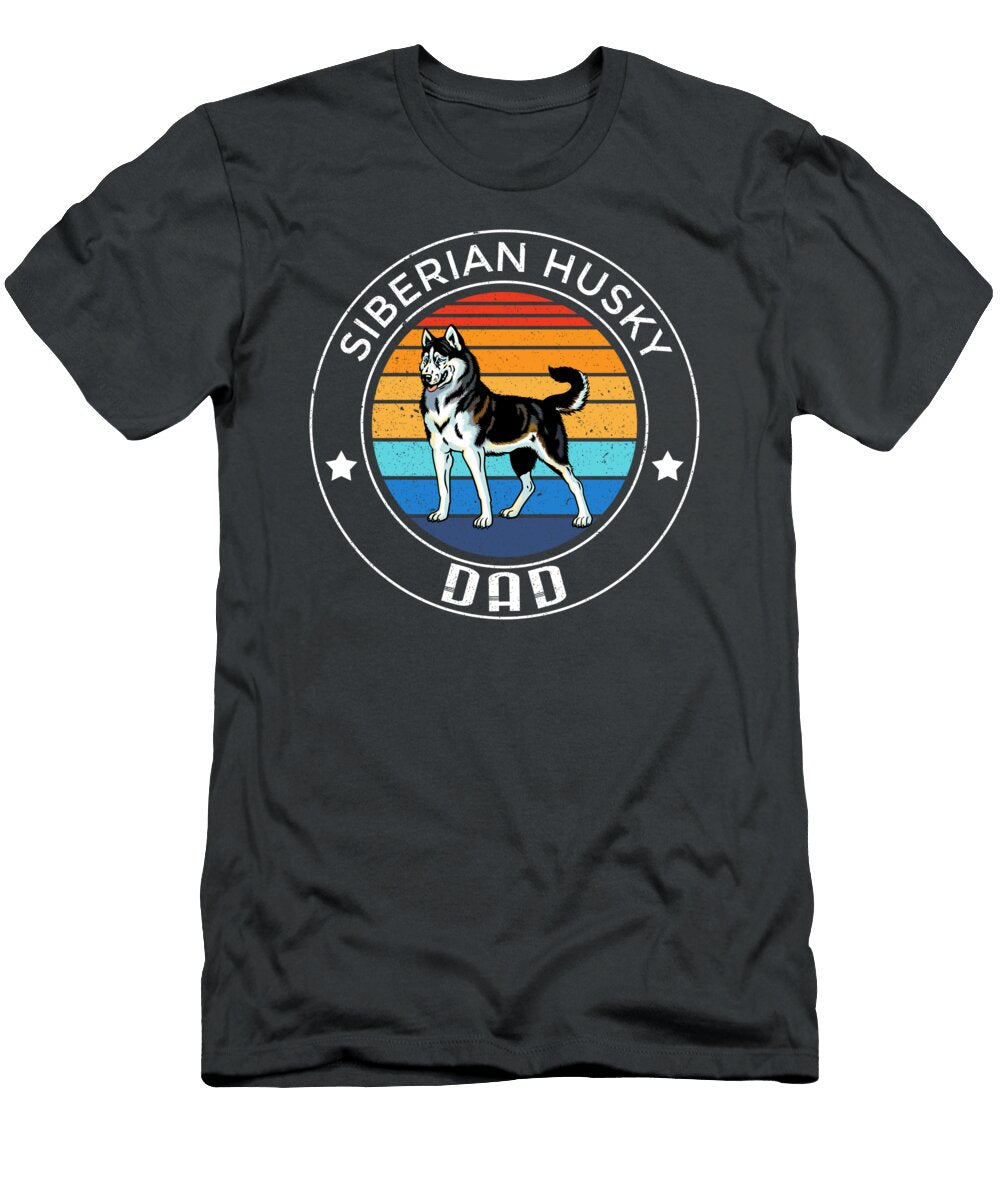 Siberian Husky Dad Job T-Shirt