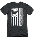 Siberian Husky Dad USA Flag Job T-Shirt