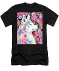 Siberian Husky Dog and Flowers 003 Tailor Jewel Tailor Jewel T-Shirt