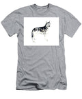 Siberian Husky Dog Laura Row T-Shirt