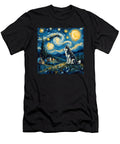 Siberian Husky Dog Lovers the Starry Night Van Zyneu Gangd T-Shirt