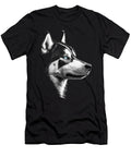Siberian Husky Dog Motif Pet Artwork Siberian Yah Lishr T-Shirt
