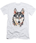 Siberian Husky Dog Motif Pet Illustration Husky Studi Alex T-Shirt