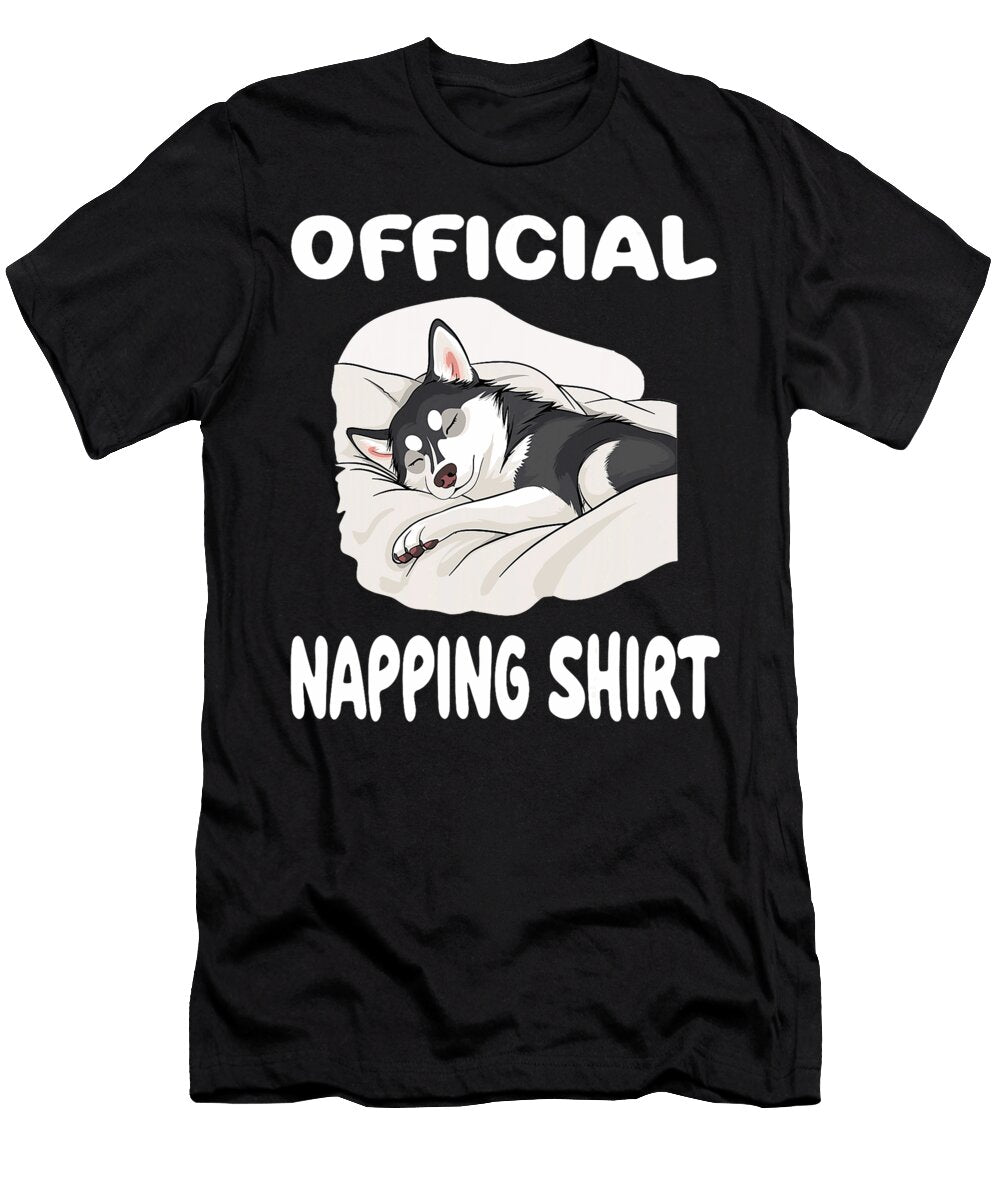 Siberian Husky Dog Pajamas Nightgown Official Natalie Lidford T-Shirt