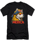 Siberian Husky Dog Patriotic USA 4th of July Studi Alex T-Shirt