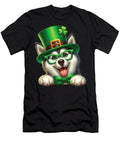 Siberian Husky Dog St Patricks Day Irish Natalie Lidford T-Shirt