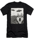 Siberian Husky Dog Ufo Alien Extraterrestrial Zyneu Gangd T-Shirt