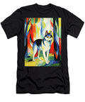 Siberian Husky Dog Walking in the Park 01 Madeleine Macke Madeleine Macke T-Shirt