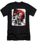 Siberian Husky Dog with Samurai Japan Warrior Zyneu Gangd T-Shirt