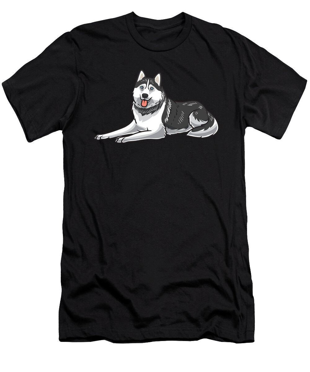 Siberian Husky Dog Zimstarus T-Shirt