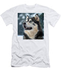 Siberian Husky Face Elisabeth Lucas T-Shirt
