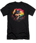 Siberian Husky Forest Dog Lover Husky Natalie Lidford T-Shirt
