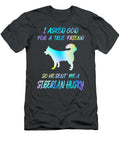 Siberian Husky God Sent Job T-Shirt