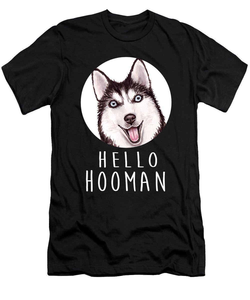 Siberian Husky Head Dog Breed Animal Pet Lover Gift Thomas Larch T-Shirt