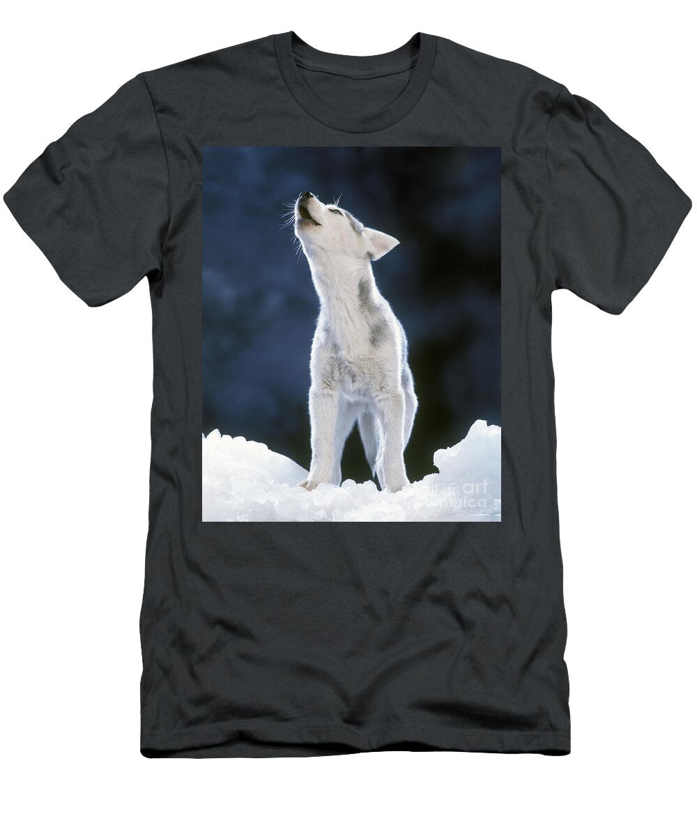Siberian Husky Howling Jean Michel Labat T-Shirt