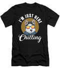 Siberian Husky Im Just Here Chilling Dog Breed Gift Thomas Larch T-Shirt