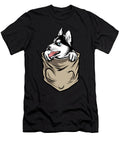 Siberian Husky in a Pocket Dog Lover Pet Owner Natalie Lidford T-Shirt