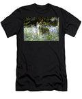Siberian Husky in Bluebells John Daniels T-Shirt