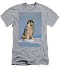 Siberian Husky in Snow Oliver Giel T-Shirt