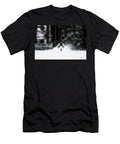 Siberian Husky Is Running in the Snow Adam Kokot T-Shirt