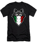 Siberian Husky Italy Flag Wolf Dog Owner Pet Gift Thomas Larch T-Shirt