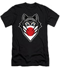 Siberian Husky Japan Flag Wolf Dog Owner Pet Gift Thomas Larch T-Shirt