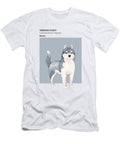 Siberian Husky Lover Gift Russian Dog Portrait Funny Gift Ideas T-Shirt