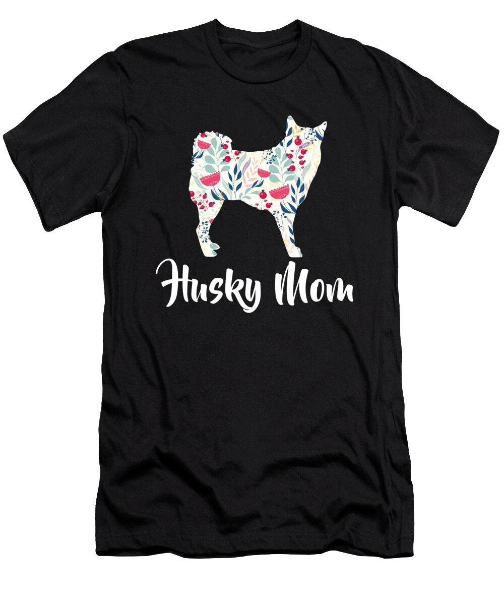 Siberian Husky Mom Cute Husky Dog Mom Noirty Designs T-Shirt