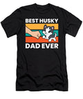 Siberian Husky Papa Best Husky Dad Ever Eq Designs T-Shirt
