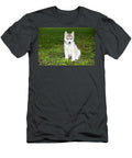 Siberian Husky Puppy Sitting on Grass Portrait Lynn M Stone Natureplcom T-Shirt