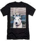 Siberian Husky Relaxing Outdoors Jeramy Hinfelaar T-Shirt