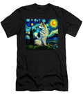 Siberian Husky Van Gogh Starry Night Dogs Cute Zyneu Gangd T-Shirt