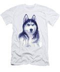 Siberian Husky Watercolor Olga Shvartsur T-Shirt