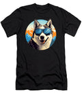 Siberian Husky Wearing Sunglasses Rocky Snowy Yah Lishr T-Shirt