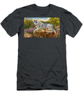 Siberian Leisure Siberian Husky Painting Lourry Legarde T-Shirt