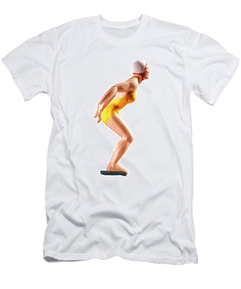 Side View of Female Driver Csa Images T-Shirt