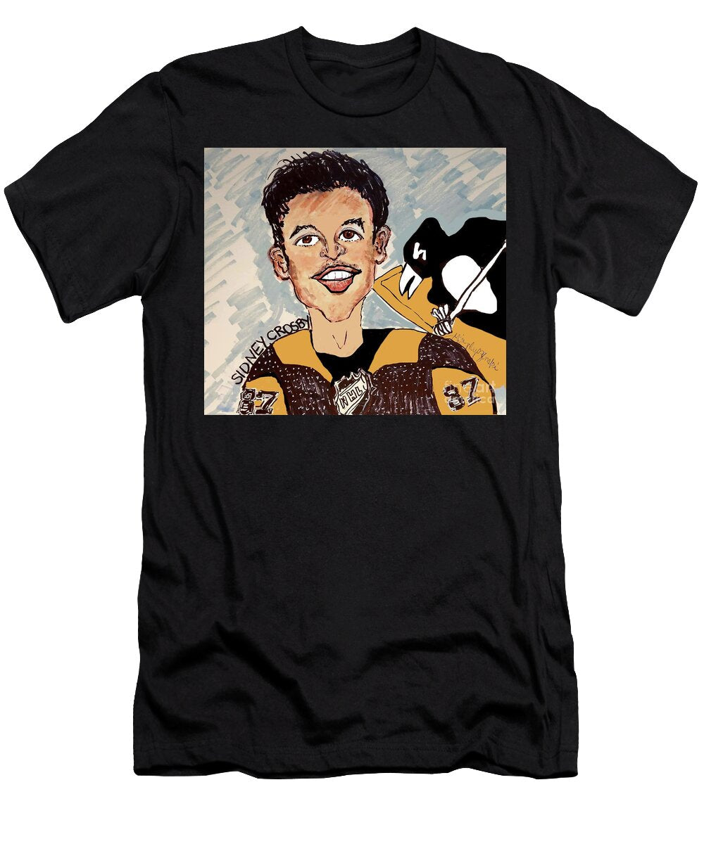 Sidney Crosby Sid the Kid Pittsburgh Penguins Geraldine Myszenski T-Shirt