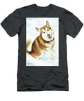 Sienna Siberian Husky Painting Dora Hathazi Mendes T-Shirt