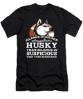 Silence Is Golden Husky Dog Tinh Tran Le Thanh T-Shirt
