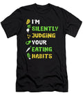 Silently Judging Eating Habits Vegan Vegetarian Haselshirt T-Shirt