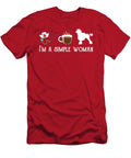 Simple Woman Nurse Coffee Poodle Lover Tinh Tran Le Thanh T-Shirt
