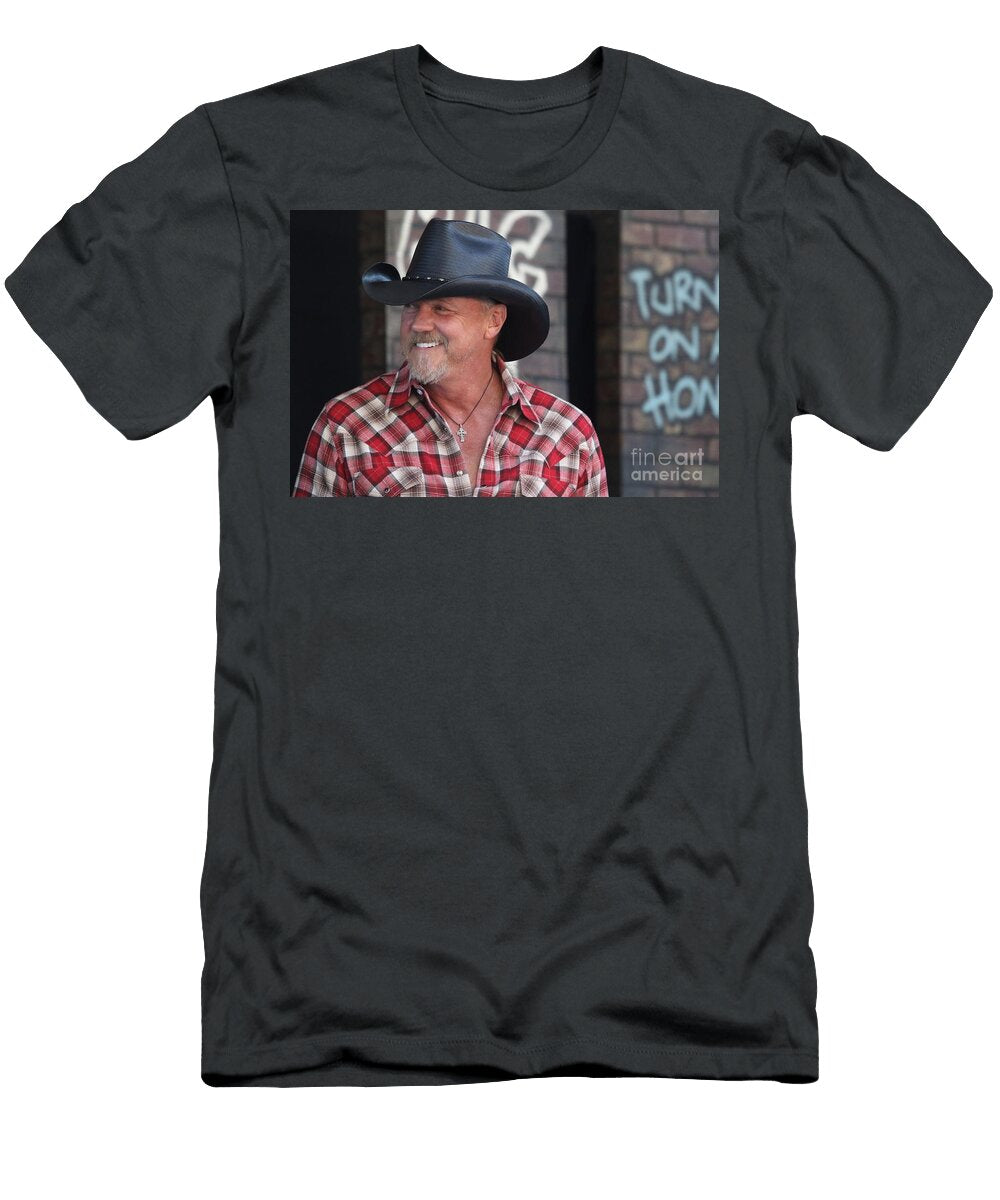 Singer and Actor Trace Adkins Front Row Photographs T-Shirt