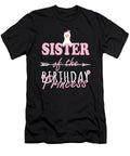 Sister of the Birthday Princess Llamazing Girl Llama Party Print Art Grabitees T-Shirt