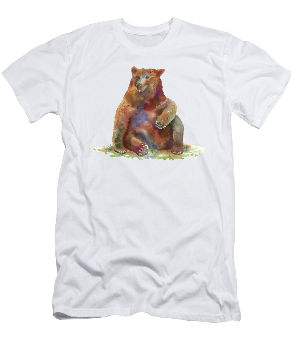 Sitting Bear Amy Kirkpatrick T-Shirt