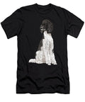 Sitting Dog Poodle Natalie Lidford T-Shirt