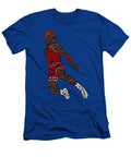 Slamdunk Basketball Calligram Vicky Rahmawati T-Shirt