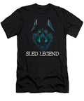 Sled Dog Husky Dog Sled Legend Alaska Winter Yah Lishr T-Shirt
