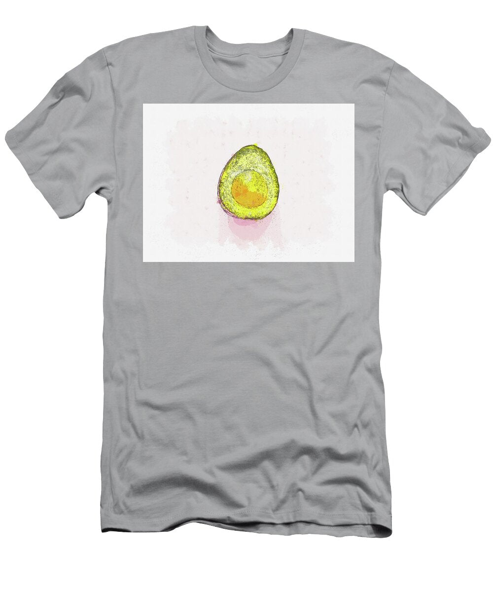 Sliced Green Avocado Fruit Ca By Ahmet Asar Asar Studios Celestial Images T-Shirt